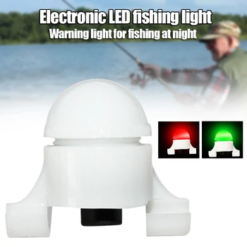 Elektronik LED balıkçılık ışıkları ısırık alarmları uyarı göstergesi Aksesuarları için gece balıkçılık göstergesi Çubuk tanıma Dişli