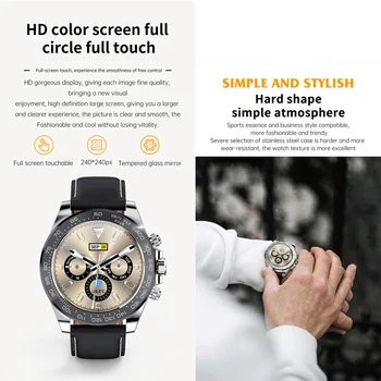 Erkekler akıllı saat Tam Paslanmaz Çelik IP68 Su Geçirmez Spor İzle 2021 Yeni Bant Smartwatch Erkekler Kalp Hızı Samsung Huawei İçin