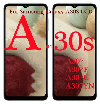 Için Samsung Galaxy A30S LCD dokunmatik ekranlı sayısallaştırıcı grup Ekran Için Samsung A30s A307 A307F A307G A307YN ekran ekran