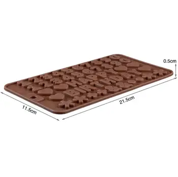 Krem Kek 26 Alfabe Numarası Dekorasyon Araçları DIY Çikolata Kalıp Pasta Kek Tasarım Silikon Kalıp Pişirme Aksesuarları Bakeware